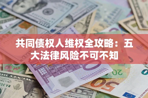 济南共同债权人维权全攻略：五大法律风险不可不知