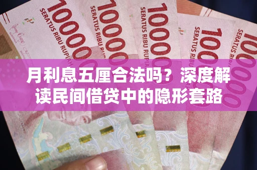 济南月利息五厘合法吗？深度解读民间借贷中的隐形套路