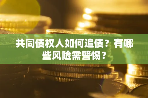 济南共同债权人如何追债？有哪些风险需警惕？